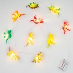 IsAlbi Baby Shower Gifts Dinosaur Battery-Powered LED String Lights