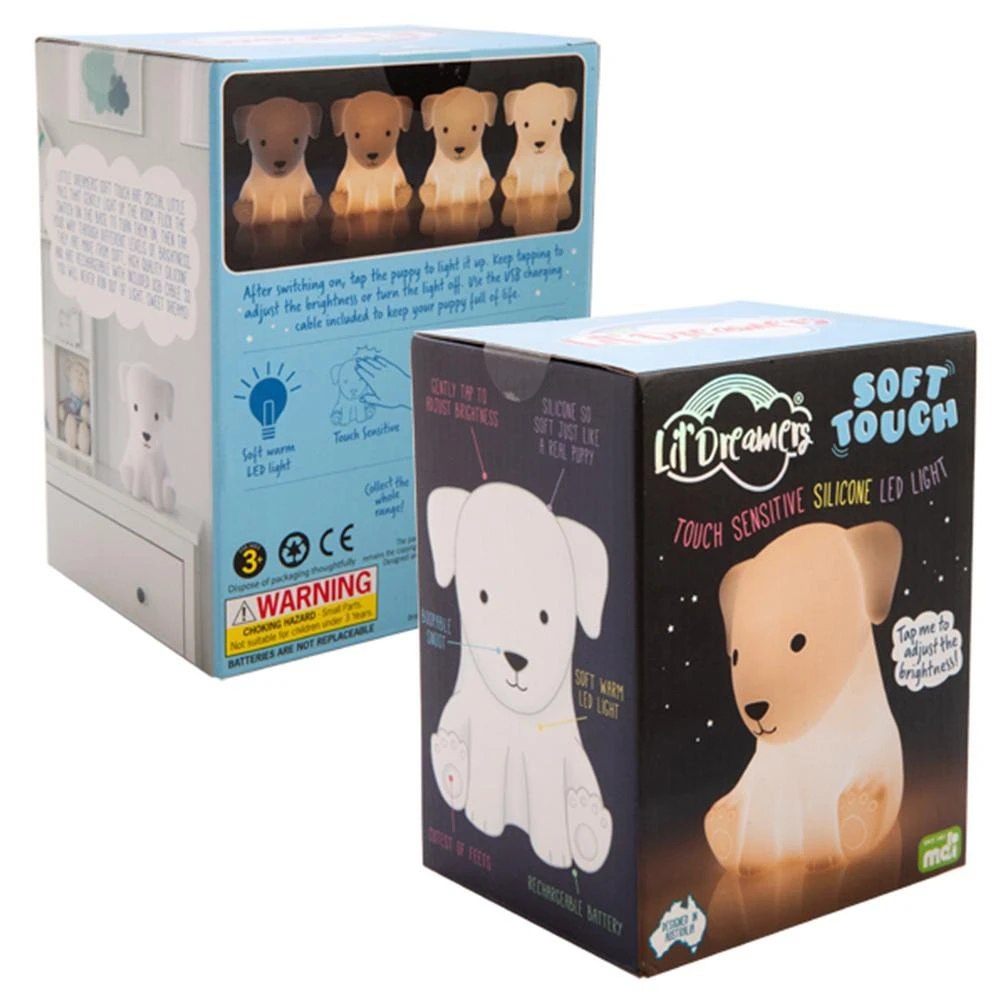 Mdi Puppy Touch-Sensitive Rechargeable LED Night Light 8 Mdi Puppy Touch-Sensitive Rechargeable LED Night Light