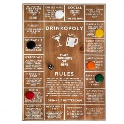 Outliving Drinkopoly Game With Classic Wooden Board 7 Outliving Drinkopoly Game With Classic Wooden Board