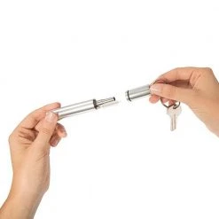 IsAlbi Extendable Straw With Case Keyring & Cleaning Brush Travel Gifts