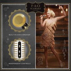 Outliving Gifts For Sisters Bluetooth Rechargeable Wireless Vintage Microphone | F.A.O Schwarz