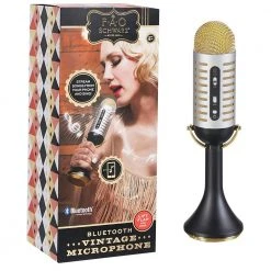 Outliving Gifts For Sisters Bluetooth Rechargeable Wireless Vintage Microphone | F.A.O Schwarz