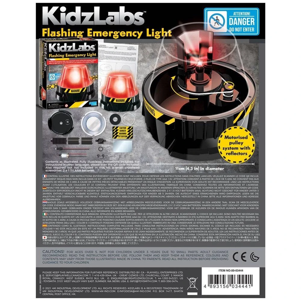 Johnco Kidzlabs Flashing Emergency Light Kit Travel Gifts 5 Johnco Kidzlabs Flashing Emergency Light Kit Travel Gifts