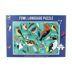 Curated Fowl Language Puzzle | 1000 Pieces For Dad