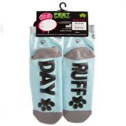 Mdi French Bulldog Ruff Day Hidden Message Socks