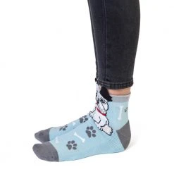 Mdi French Bulldog Ruff Day Hidden Message Socks
