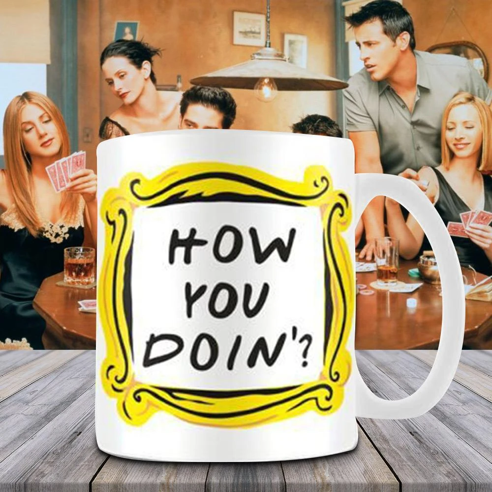 Impact Posters Mugs Friends TV Series 'How You Doin'?' Mug 3 Impact Posters Mugs Friends TV Series 'How You Doin'?' Mug