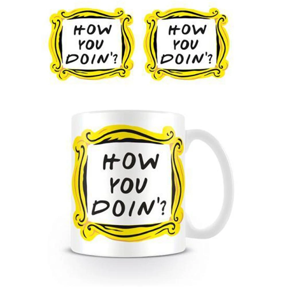 Impact Posters Mugs Friends TV Series 'How You Doin'?' Mug 5 Impact Posters Mugs Friends TV Series 'How You Doin'?' Mug