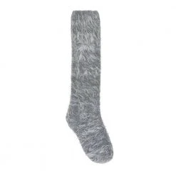 Annabel Trends Fuzzy Bed Socks | Grey 7 Annabel Trends Fuzzy Bed Socks | Grey