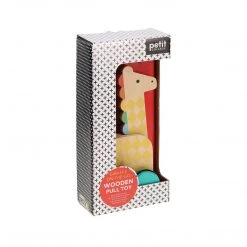 IsAlbi Giraffe On-The-Go Wooden Pull Toy