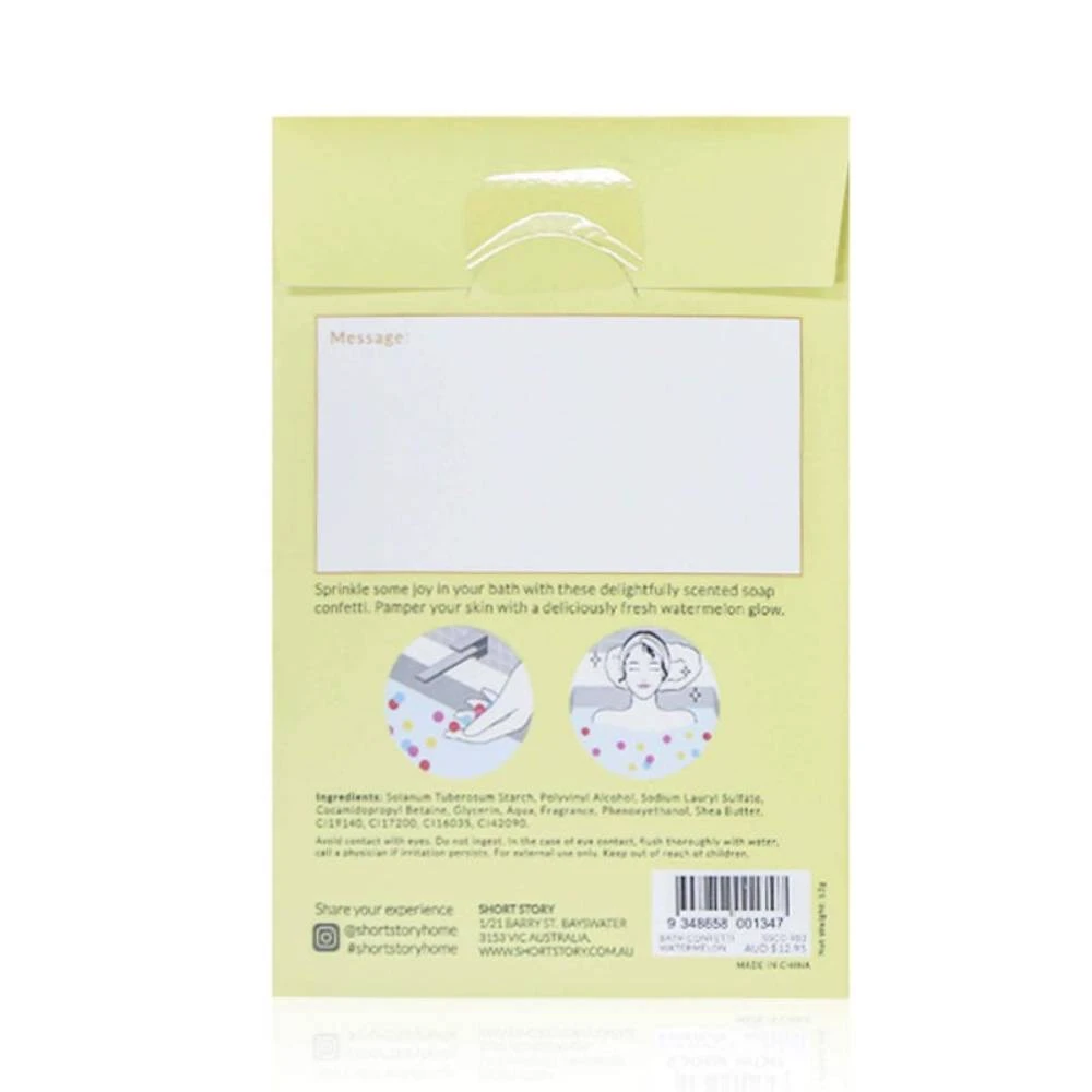 Short Story Gifts For Sisters Happy Birthday Card With Bath Confetti | Watermelon Kiss 4 Short Story Gifts For Sisters Happy Birthday Card With Bath Confetti | Watermelon Kiss