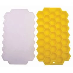 IsAlbi Gifts For Wives Honeycomb Ice Tray | Yellow