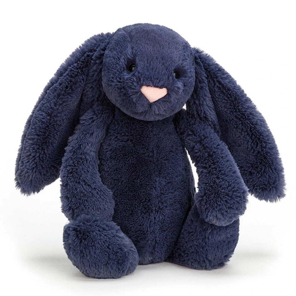 IsAlbi Jellycat Navy Bashful Bunny | 2 Sizes! 4 IsAlbi Jellycat Navy Bashful Bunny | 2 Sizes!