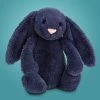 IsAlbi Jellycat Navy Bashful Bunny | 2 Sizes! 1 IsAlbi Jellycat Navy Bashful Bunny | 2 Sizes!
