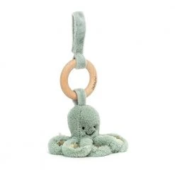 IsAlbi For Dad Jellycat Odyssey Octopus Wooden Ring Toy