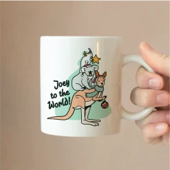 Yellow Octopus Exclusives - Mugs Joey To The World | Christmas Design