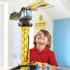 Outliving Science STEM Toys Jumbo Motorised Construction Crane Set