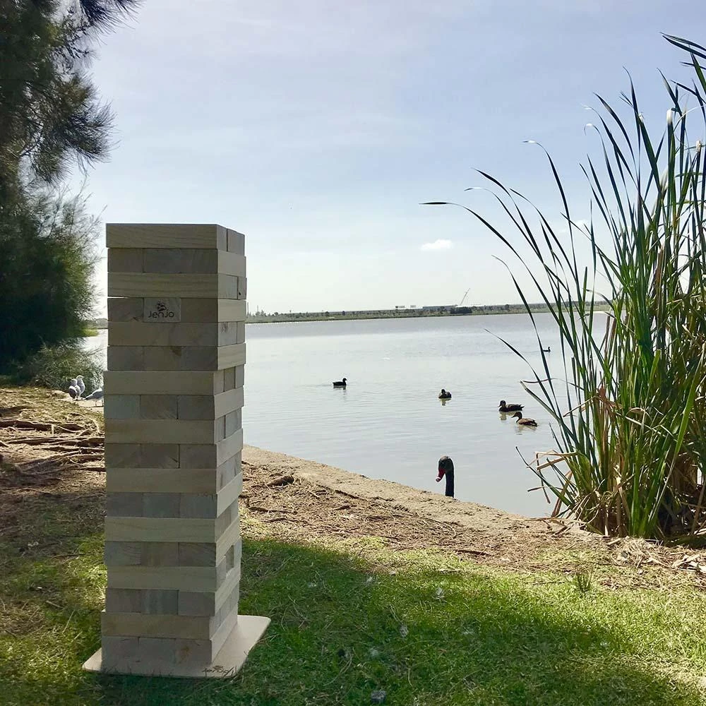 Jenjo Giant Wooden Stacking Tower Blocks Outdoor Game Giant Products 12 Jenjo Giant Wooden Stacking Tower Blocks Outdoor Game Giant Products