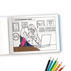 William Valentine Karens In The Wild Colouring Book New