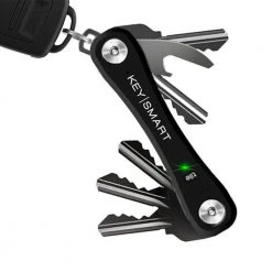 Zen Imports Gadgets For Him KeySmart Pro Key Organiser With Tile Smart Bluetooth Tracker - Black Or White