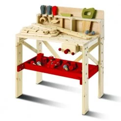 Outliving Science STEM Toys Wooden Carpenter's Work Bench 76cm | F.A.O Schwarz