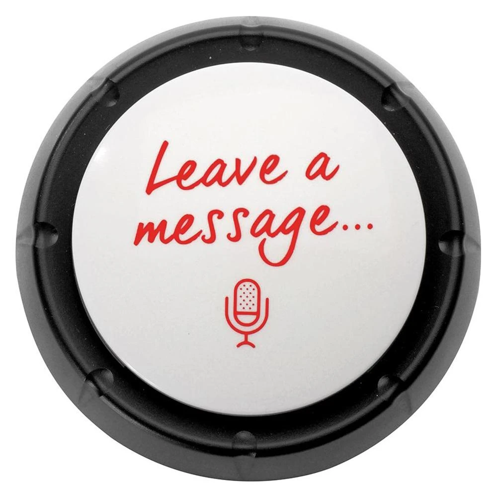 IsAlbi Novelty Buttons The 'Leave A Message' Button: Record Your Own Message 5 IsAlbi Novelty Buttons The 'Leave A Message' Button: Record Your Own Message