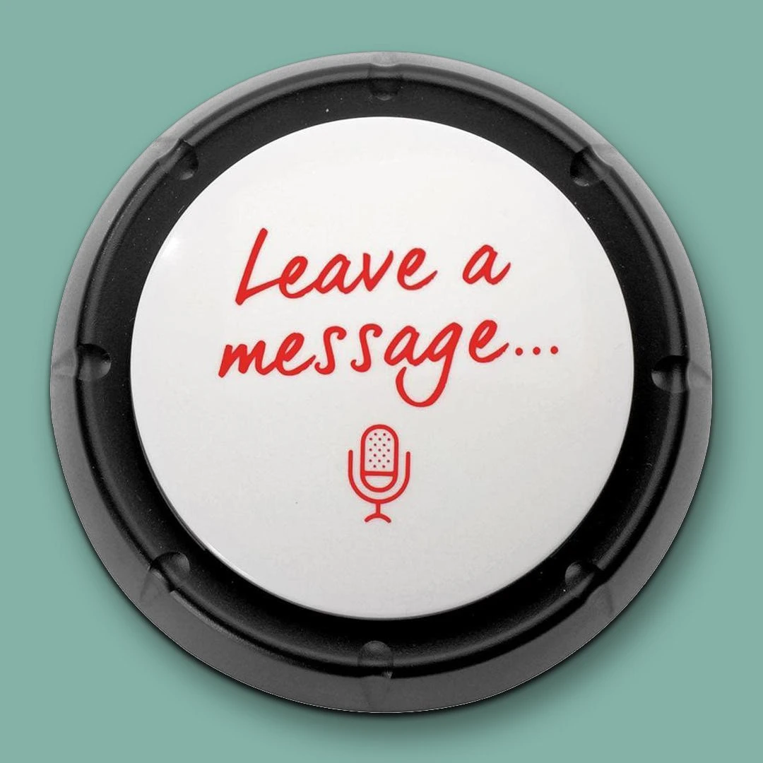 IsAlbi Novelty Buttons The 'Leave A Message' Button: Record Your Own Message 3 IsAlbi Novelty Buttons The 'Leave A Message' Button: Record Your Own Message