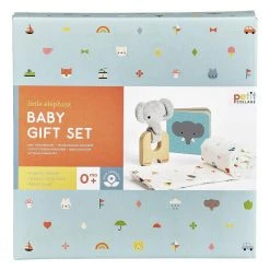 IsAlbi Little Elephant Organic Baby Gift Set Baby Shower Gifts