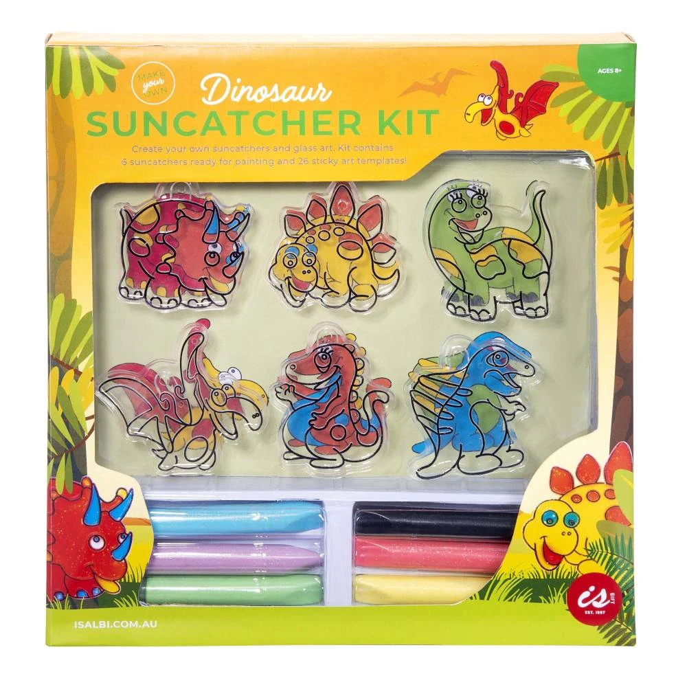 IsAlbi Make Your Own Dinosaur Suncatcher Kit Gifts For Boys 8 IsAlbi Make Your Own Dinosaur Suncatcher Kit Gifts For Boys