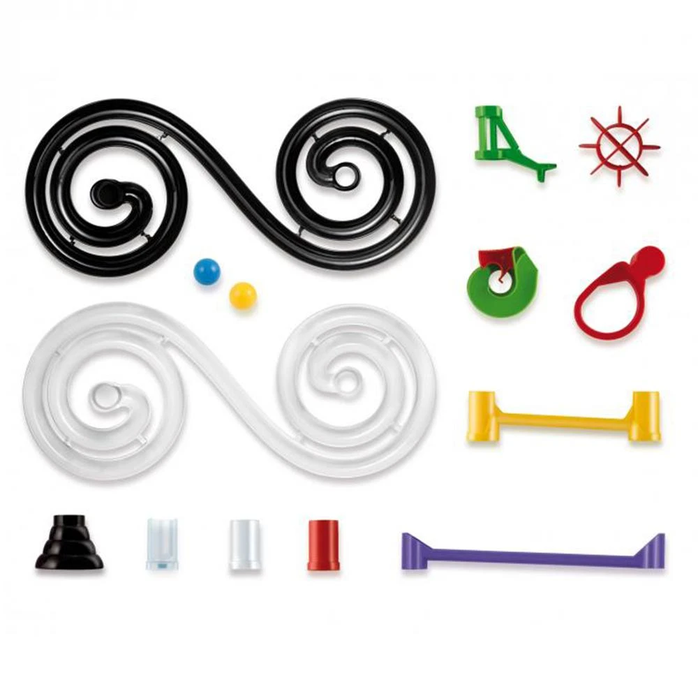 Heebiejeebies Migoga Double Spiral Marble Run Rollercoaster 111pc 6 Heebiejeebies Migoga Double Spiral Marble Run Rollercoaster 111pc