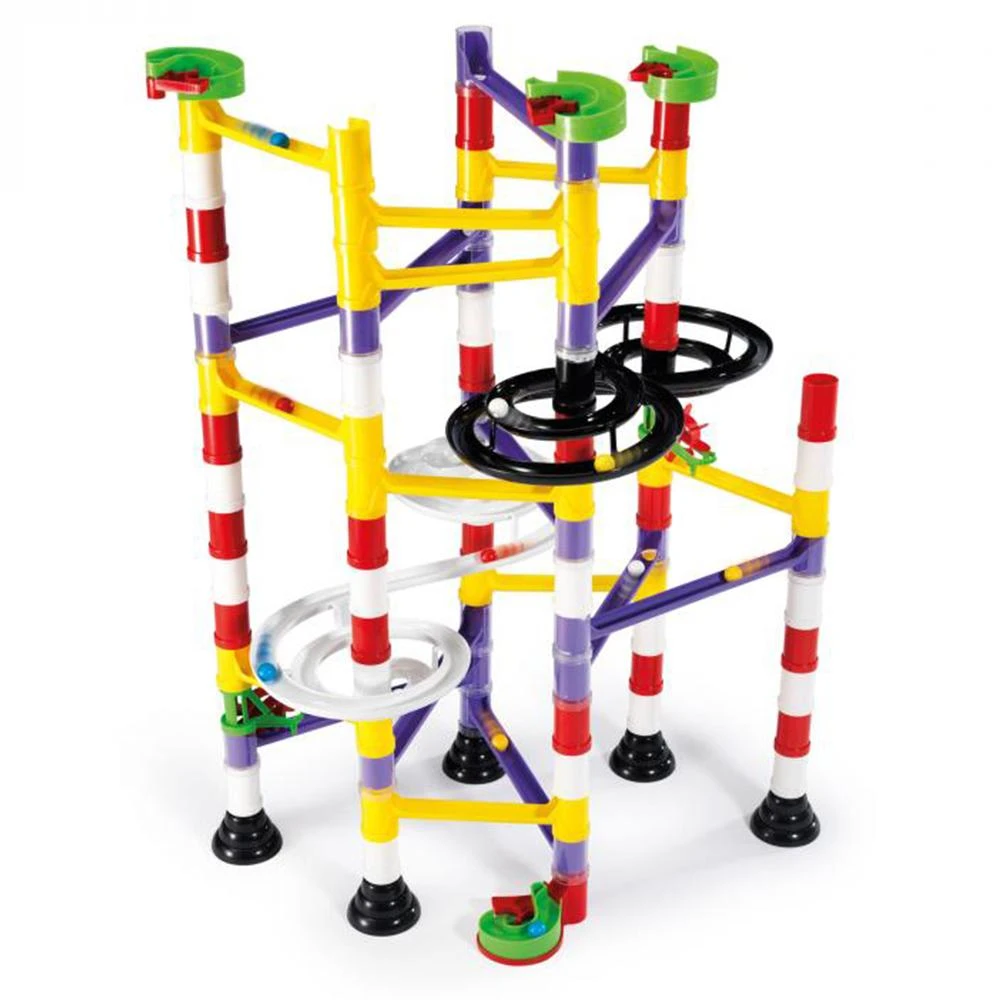 Heebiejeebies Migoga Double Spiral Marble Run Rollercoaster 111pc 3 Heebiejeebies Migoga Double Spiral Marble Run Rollercoaster 111pc