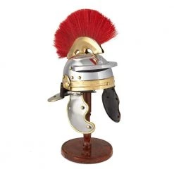 Vintage Nautical Man Cave Gifts Miniature Roman Centurion Helmet Replica