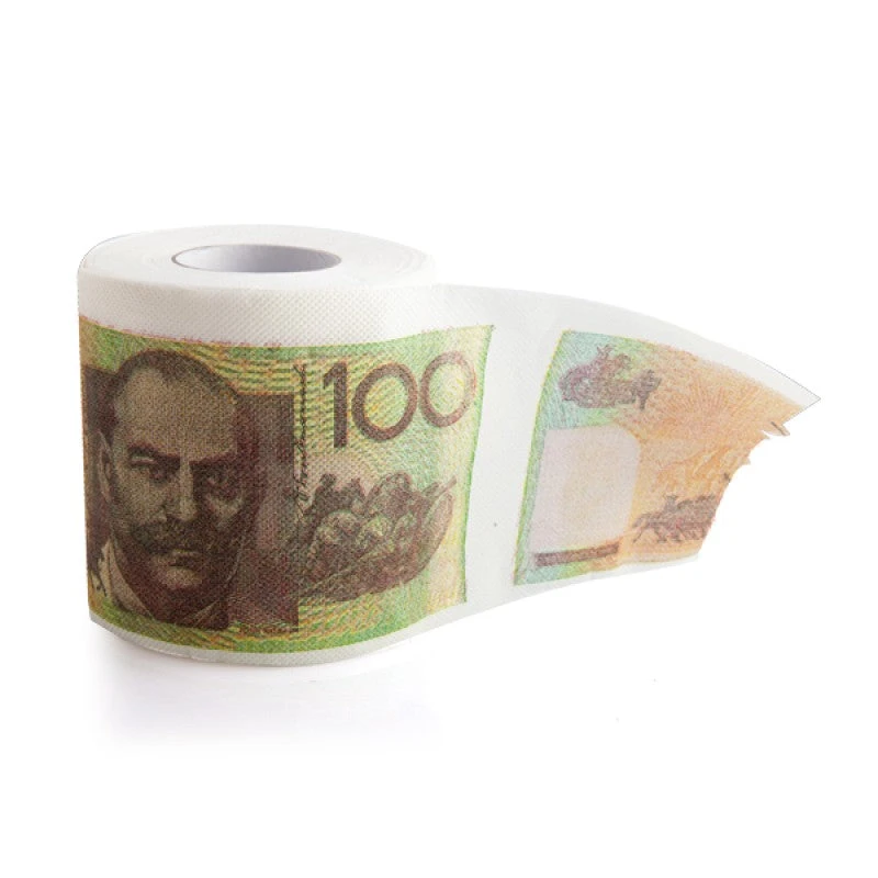 Mdi Mens Novelty Gifts Money Toilet Paper - $100 Australian Dollar Notes 6 Mdi Mens Novelty Gifts Money Toilet Paper - $100 Australian Dollar Notes