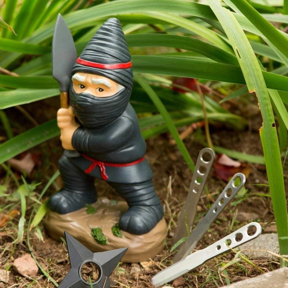 William Valentine Ninja Garden Gnome 3 William Valentine Ninja Garden Gnome