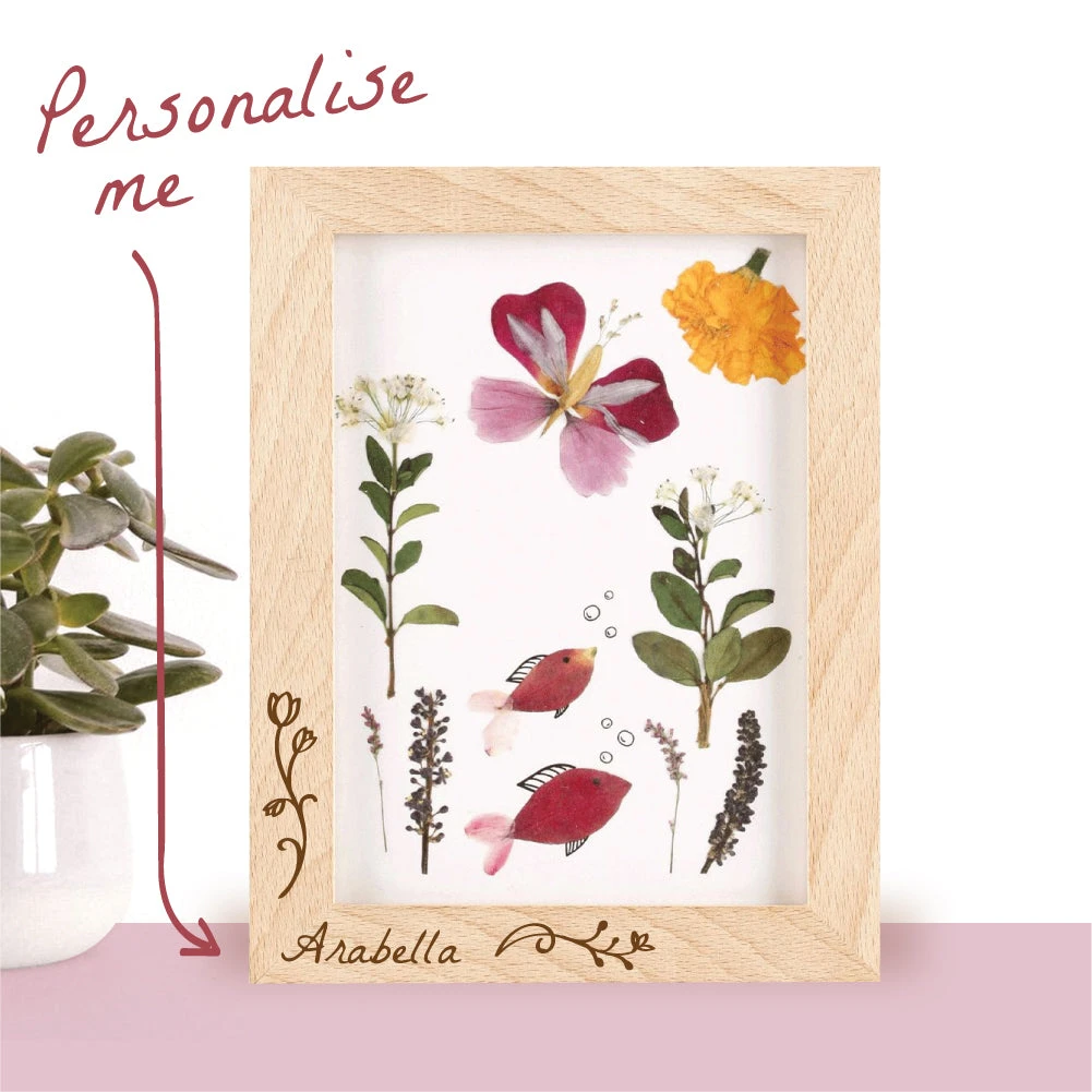 Yellow Octopus Personalised Personalised DIY Flower Press Frame Kit - Foliage Personalised Gifts For Her 4 Yellow Octopus Personalised Personalised DIY Flower Press Frame Kit - Foliage Personalised Gifts For Her