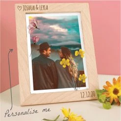 Yellow Octopus Personalised Sports And Outdoors Personalised DIY Flower Press Frame Kit - Heart