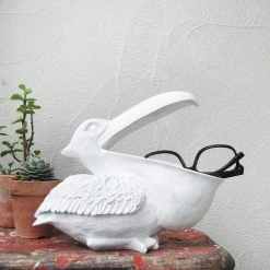 Office Gifts Peter The Pelican Bowl | White Moose