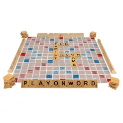 Jenjo Giant Products Giant Play On Words Wooden Board Game
