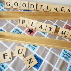 Jenjo Giant Products Giant Play On Words Wooden Board Game