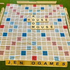 Jenjo Giant Products Giant Play On Words Wooden Board Game
