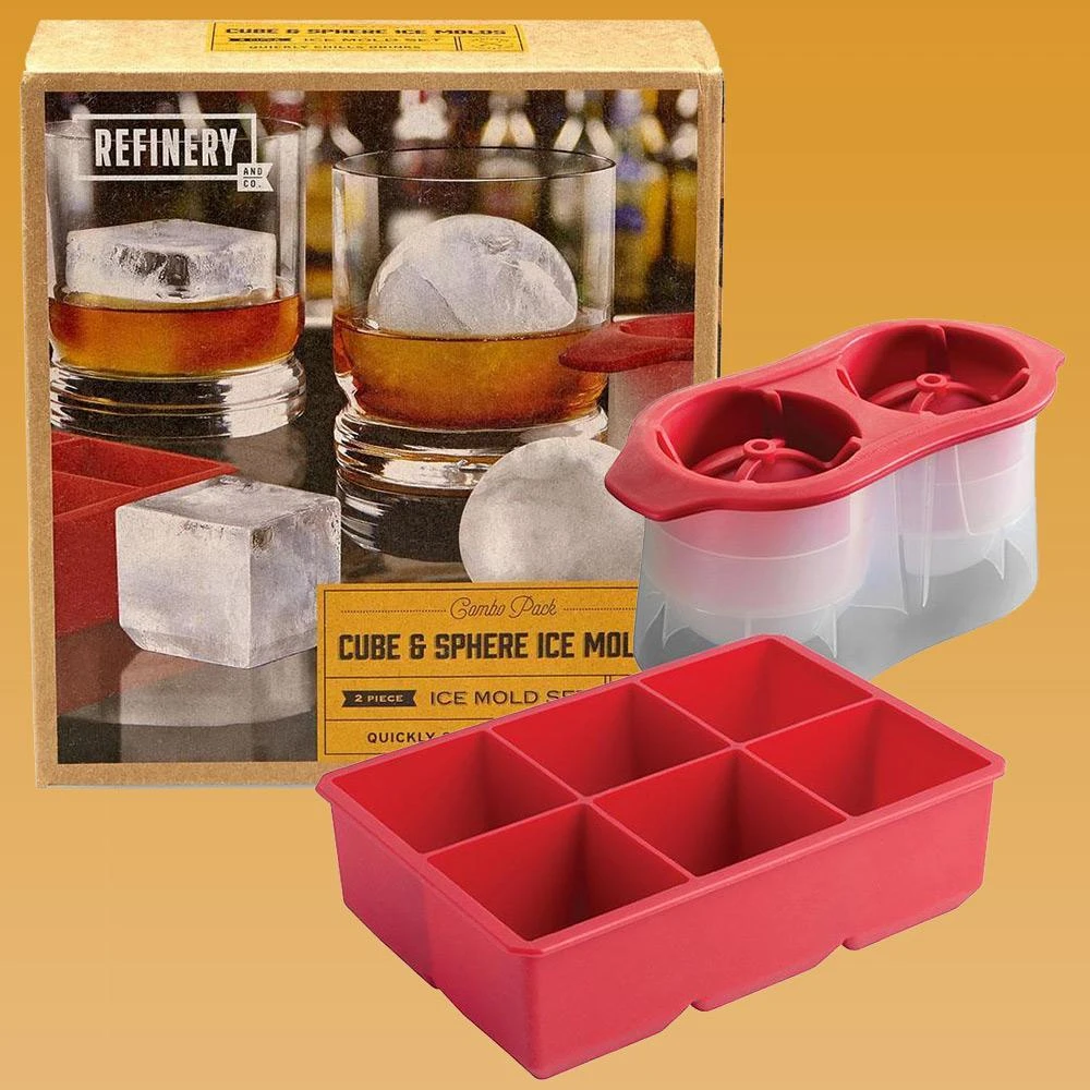 Outliving Sphere & Cube Ice Mould Set 3 Outliving Sphere & Cube Ice Mould Set