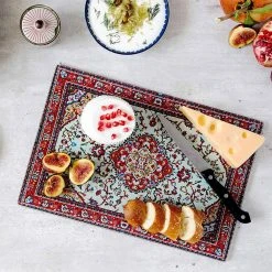 Optoco Gifts For Grandmas Persian Rug Cheese Serving Board