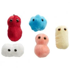 Heebiejeebies Sick Day Plush Giant Microbes Gift Box Giant Products