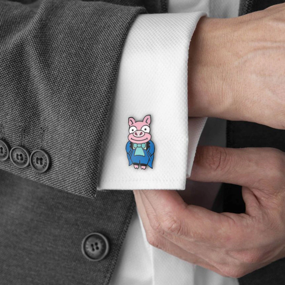 Ikon Collectables The Simpsons Official Pig Bride & Groom Replica Cufflinks 5 Ikon Collectables The Simpsons Official Pig Bride & Groom Replica Cufflinks