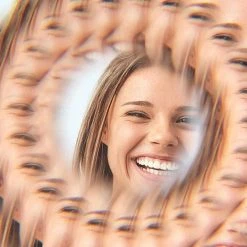 IsAlbi Novelty Gifts For Her Smartphone Clip-on Camera Kaleidoscope