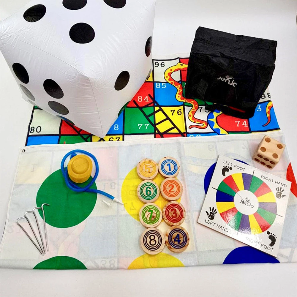 Jenjo Giant Snakes, Dots & Ladders Game - 2 In 1! Giant Products 9 Jenjo Giant Snakes, Dots & Ladders Game - 2 In 1! Giant Products
