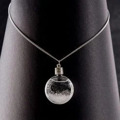 Heebiejeebies Storm Glass Pendant Necklace