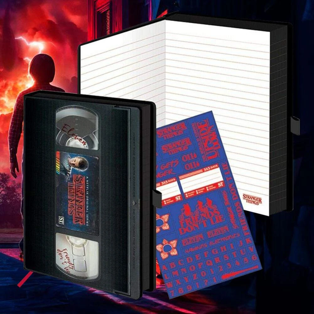 Impact Posters Stranger Things Retro VHS Video Tape A5 Notebook 3 Impact Posters Stranger Things Retro VHS Video Tape A5 Notebook
