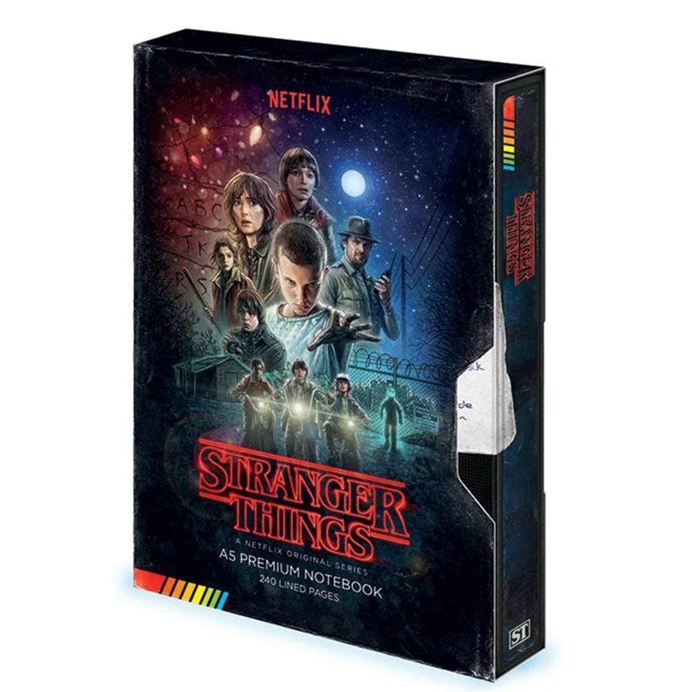 Impact Posters Stranger Things Retro VHS Video Tape A5 Notebook 5 Impact Posters Stranger Things Retro VHS Video Tape A5 Notebook
