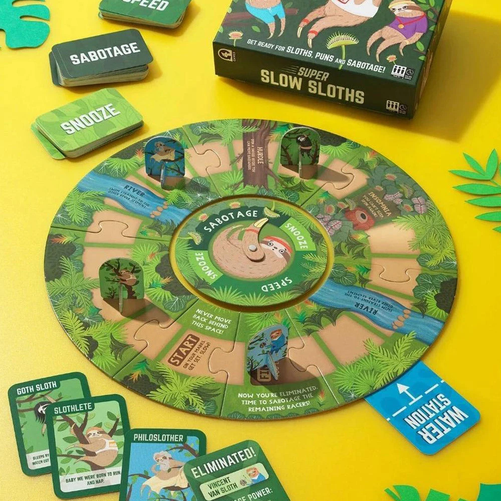 Curated Gifts For BFFs Super Slow Sloths - The Board Game 3 Curated Gifts For BFFs Super Slow Sloths - The Board Game